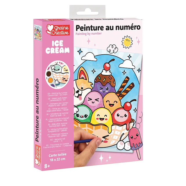 Pintura por Números Ice Cream – Helados