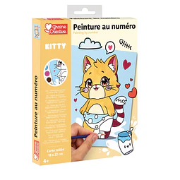 Pintura por Números Kitty – Gatito