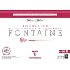 Block Acuarela Clairefontaine Fontaine 26 x 36 cm 300 g 100% Algodón Cold Pressed – 20 Hojas