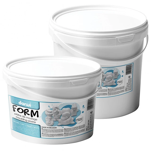 Yeso para Moldes y Colada Darwi Form – disponible en 3 kg y 10 kg