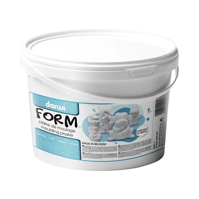 Yeso para Moldes y Colada Darwi Form – disponible en 3 kg y 10 kg