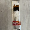Set de 5 Pinceles Medianos Darwi For You para Pintura Acrílica
