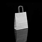 BOLSA DE PAPEL KRAFT BLANCA 16X21X8 X12UN - Miniatura 2
