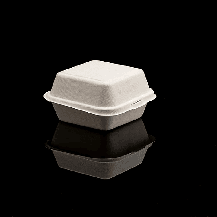 ENVASE HAMBURGUESA 6X6 BIODEGRADABLE 2