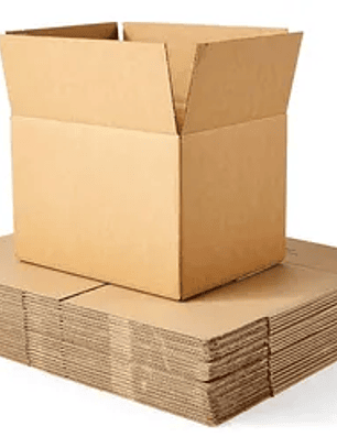 Pack 25 Cajas de Carton Kraft 40x30x30 Impresas