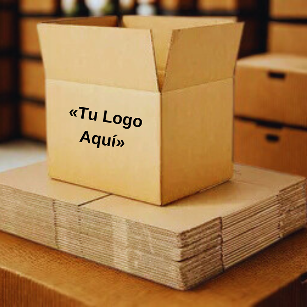 Pack 25 Cajas de Carton Kraft 40x30x30 Impresas 2