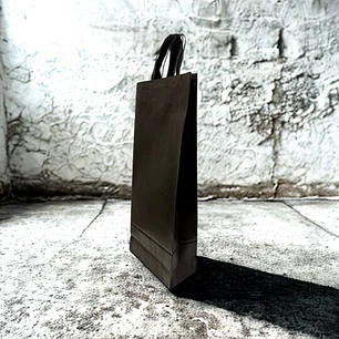 BOLSA  PARA VINO NEGRA 15X8X39,5 12UN/PAQ