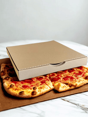 Caja de Pizza  25x25x4,0 cms