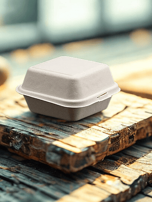 ENVASE HAMBURGUESA 6X6 BIODEGRADABLE