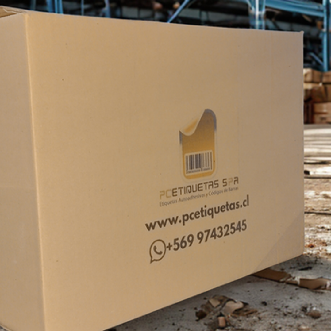 Pack 25 Cajas de Carton Kraft 40x30x30 Impresas 3