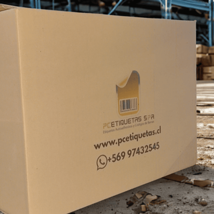 Pack 25 Cajas de Carton Kraft 40x30x30 Impresas 3