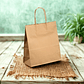 BOLSA DE PAPEL KRAFT 27X16X29 MANILLA TORCIDA - Miniatura 2