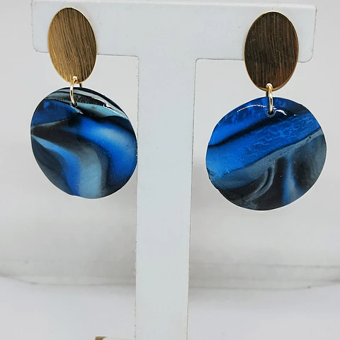 Redondos degradé azul