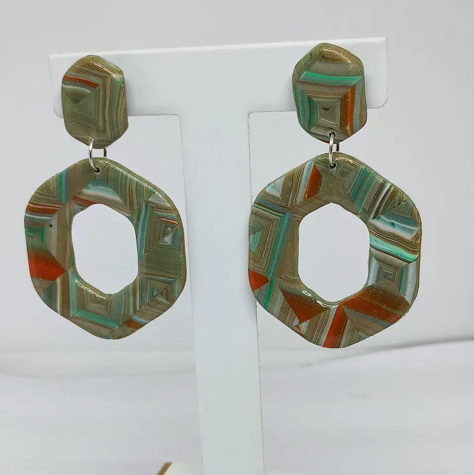 Hexagonales con rombos 1