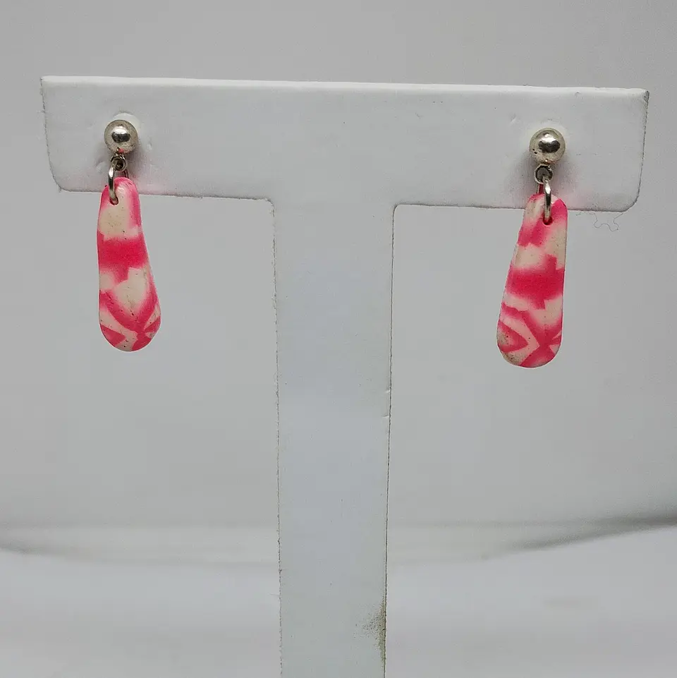 Mini aros rosa fuerte 1