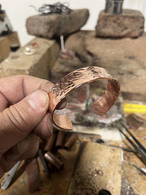 Pulsera de cobre hombre