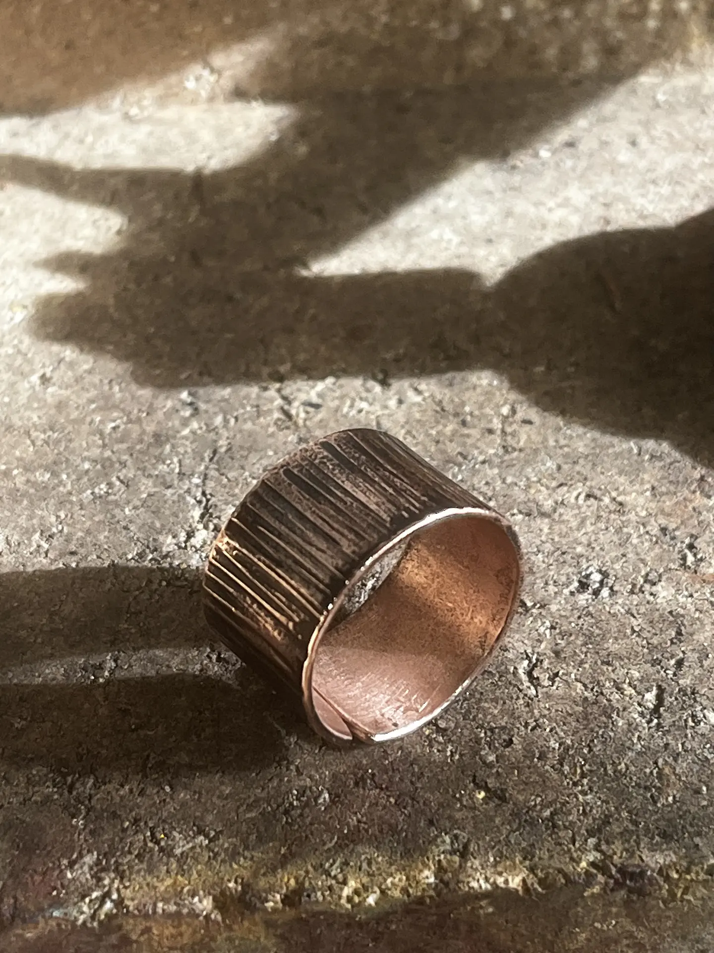 Anillo de cobre ajustable 1