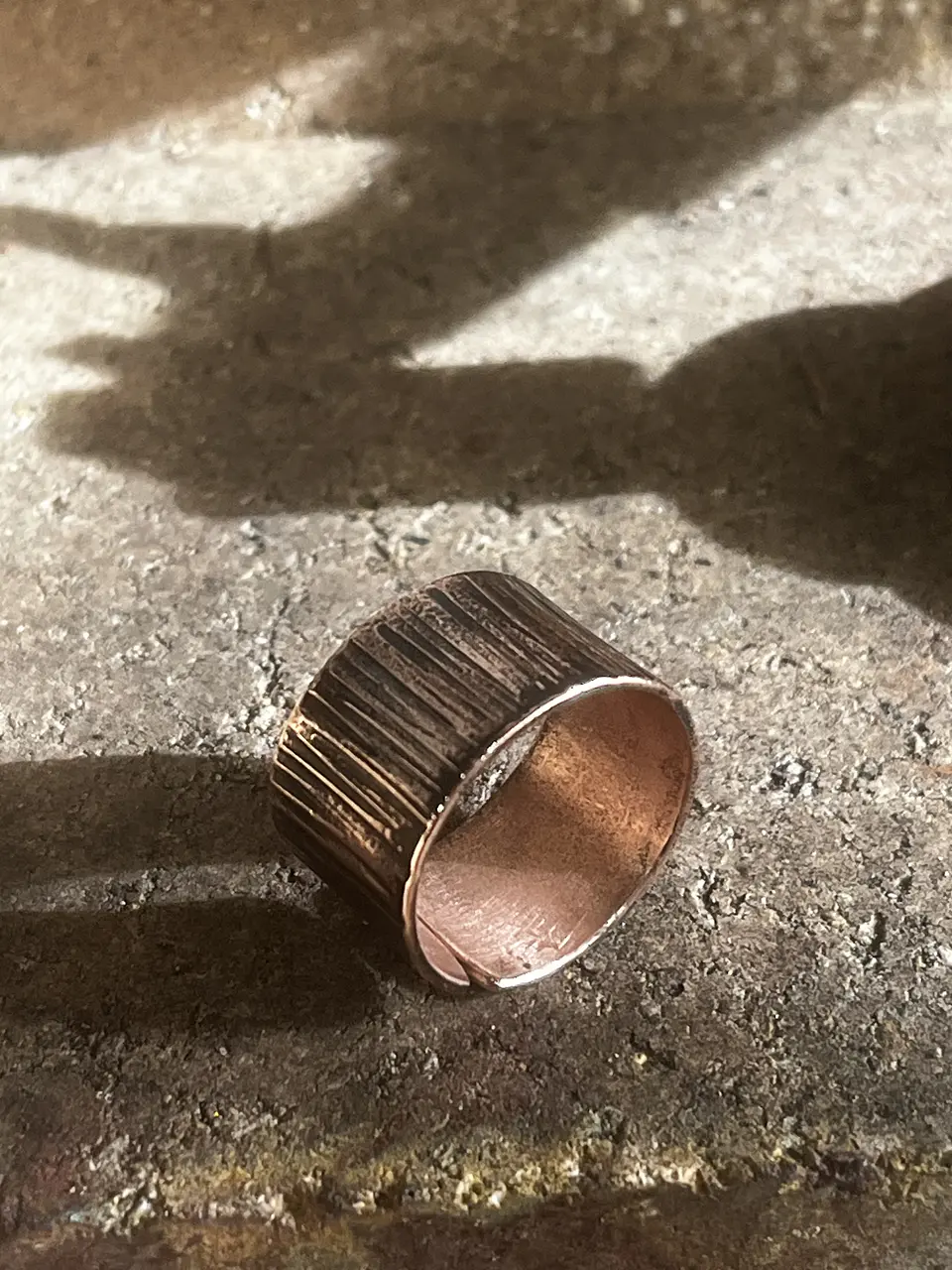 Anillo de cobre ajustable 1