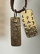 Colgante chapa de bronce  - Miniatura 1