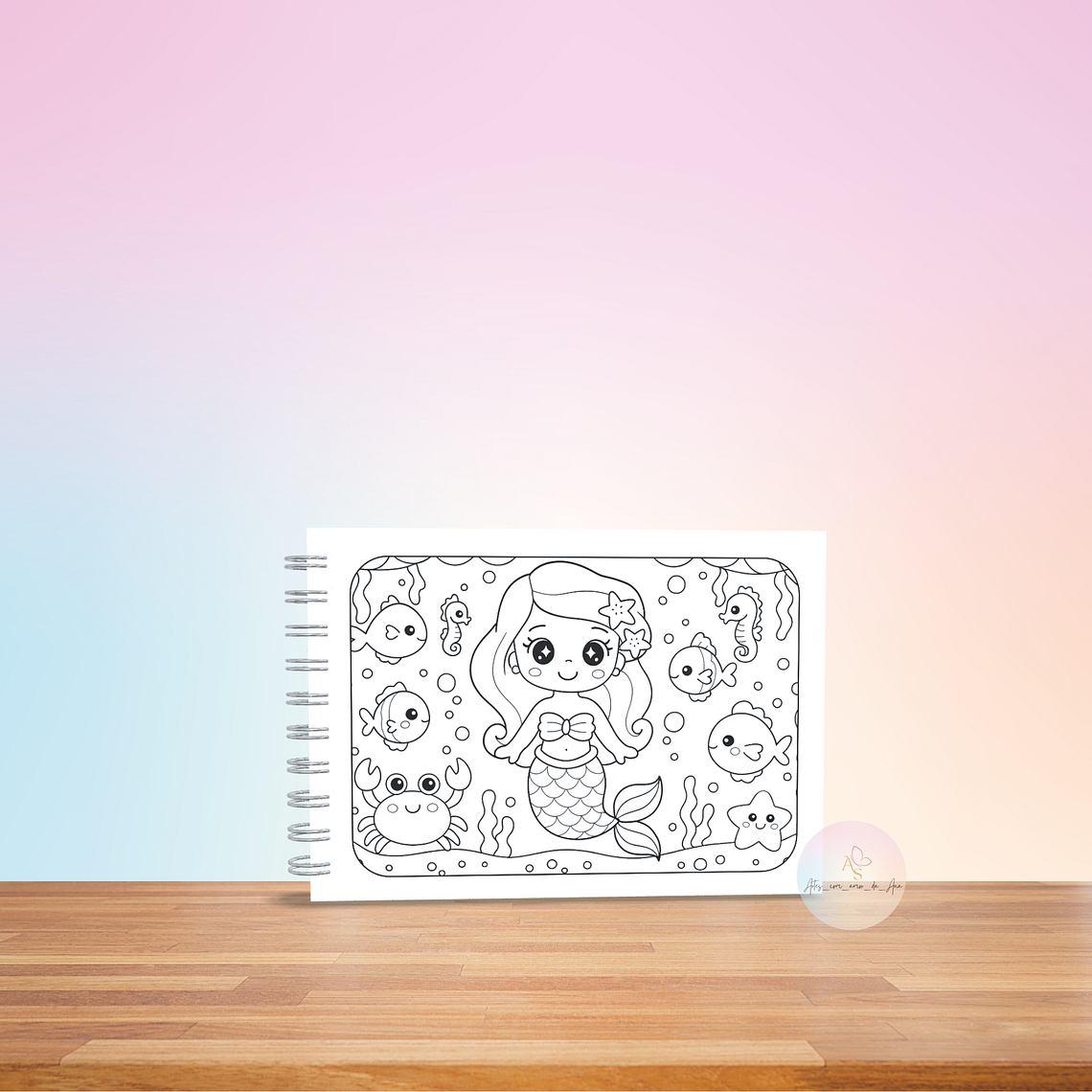 Livro de Colorir - Sereia 2