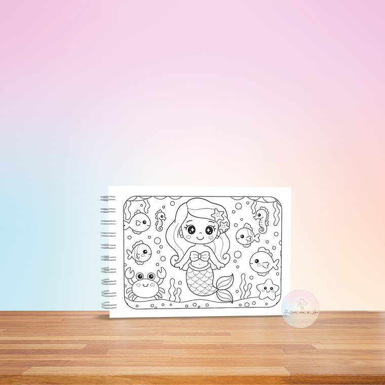 Livro de Colorir - Sereia 2