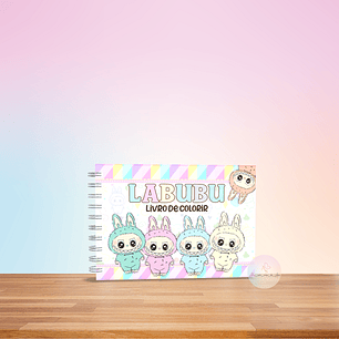 Livro de Colorir - Labubu