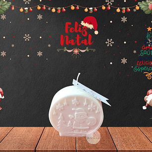 Velas de Natal - Pai Natal 2