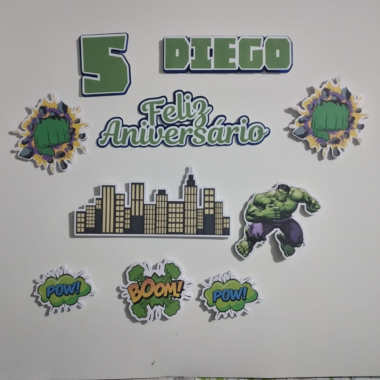 Topo de Bolo - Hulk 1