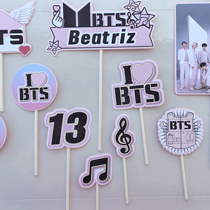 Topo de Bolo - BTS