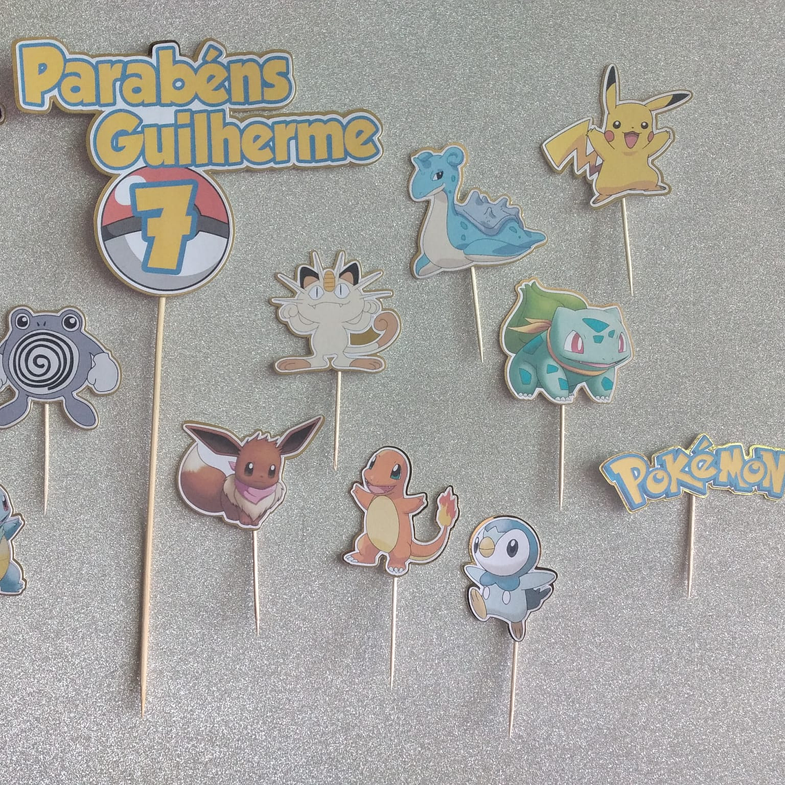 Topo de Bolo - Pokémon 1