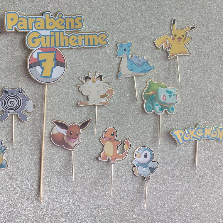 Topo de Bolo - Pokémon 1