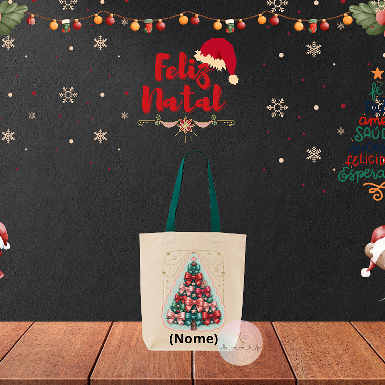 Saco Personalizado Árvore de Natal 1