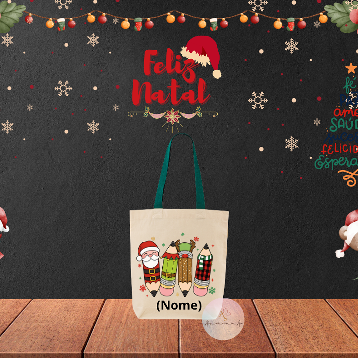 Saco Personalizado Lápis 1