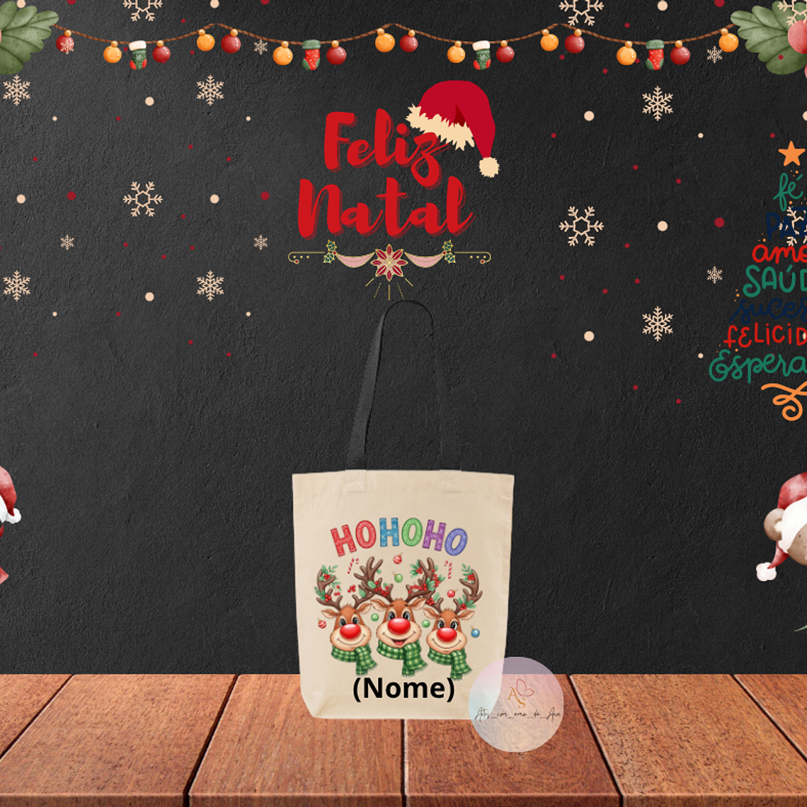 Saco Personalizado Renas 1