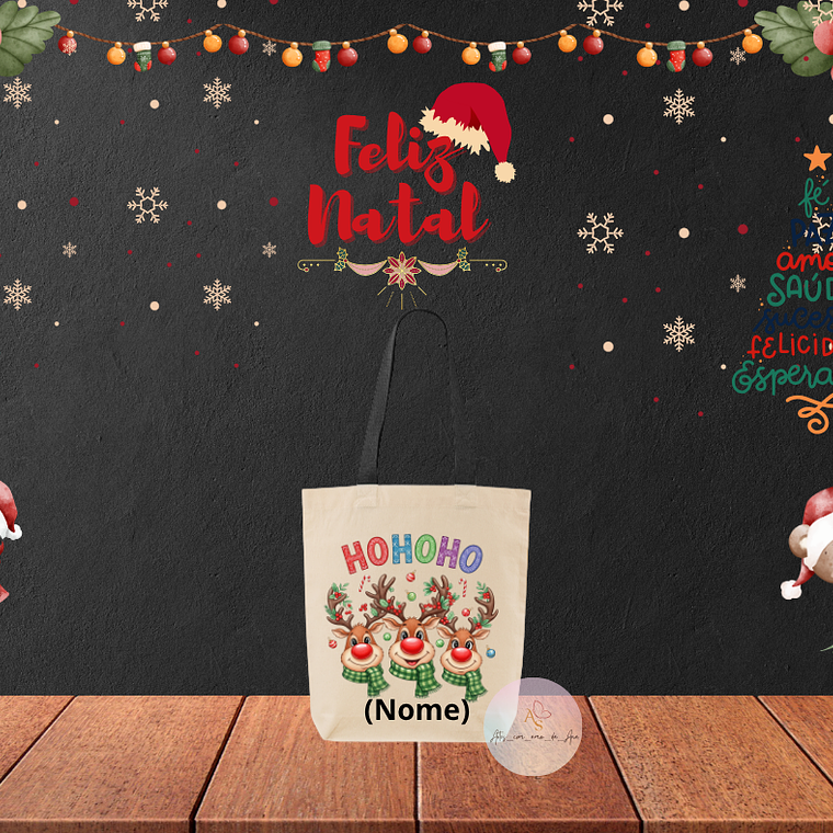 Saco Personalizado Renas 1