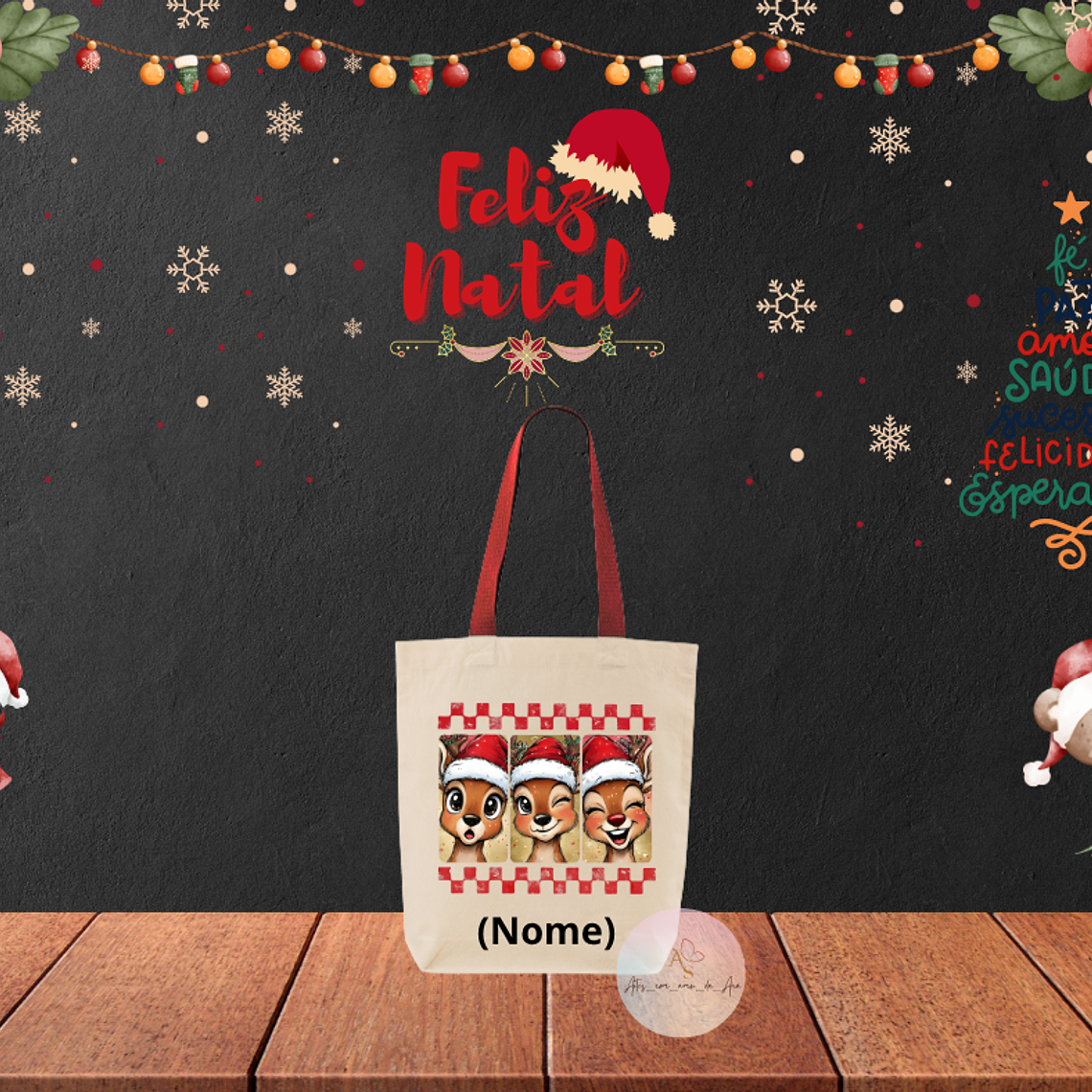 Saco Personalizado Renas 2 1