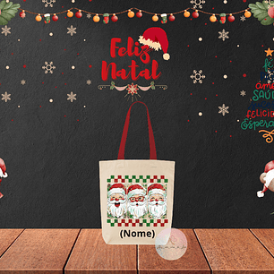 Saco Personalizado Pai Natal