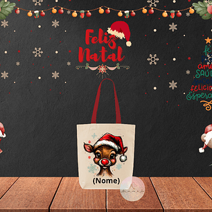 Saco Personalizado rena fofinha 2