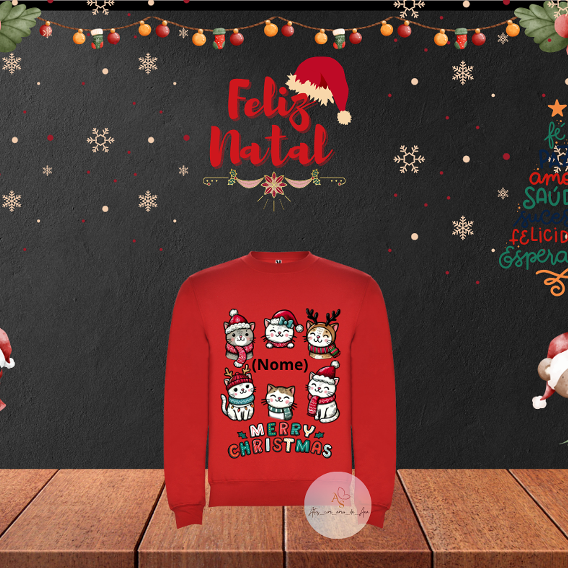 Sweat Gatos Natal 1