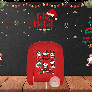 Sweat Gatos Natal