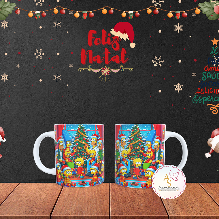 Caneca Personalizada SIMPSONS 3