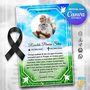 Misa del Séptimo Día de la Muerte de Santinho con foto