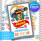 Convite de Aniversário Hot Wheels com Foto - Thumbnail 1