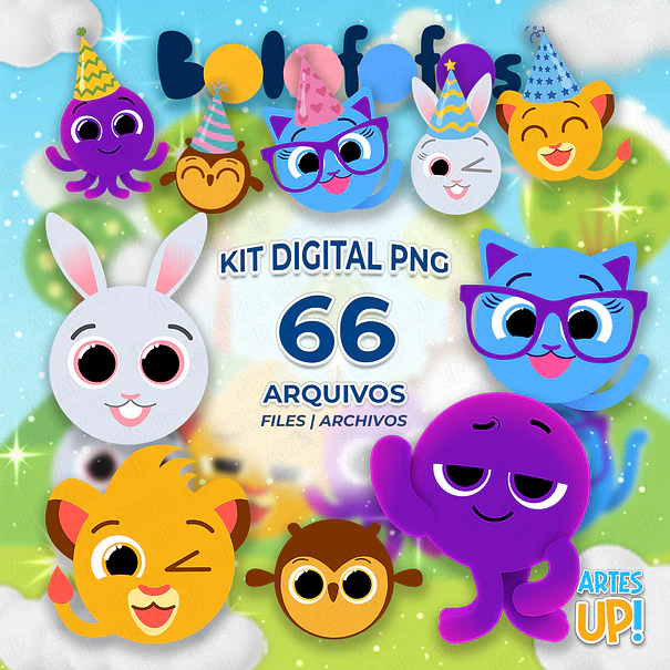 Digital Kit PNG Bolofofos Clipart 1