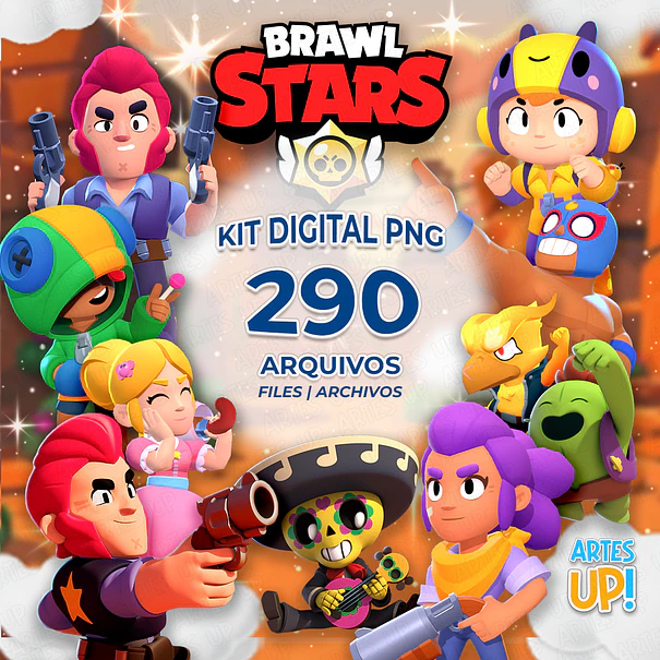 Kit digital PNG Brawl Stars Clipart 1