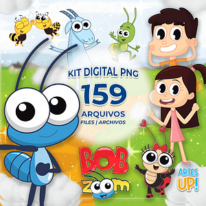 Kit digital PNG Bob Zoom Clipart