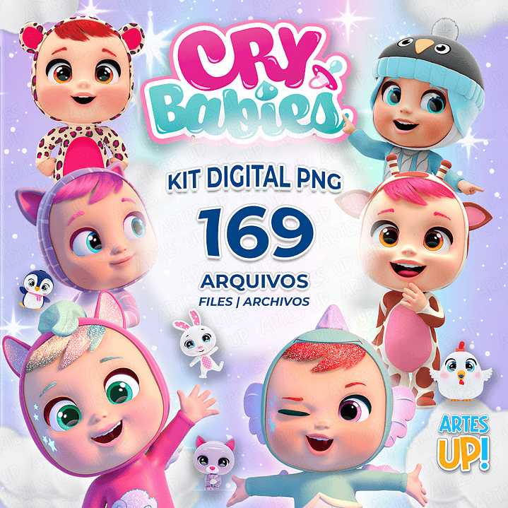 Kit Digital PNG Cry Babies Magic Tears Clipart 1