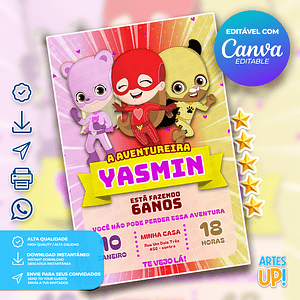 Invitación de cumpleaños aventurera