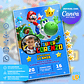 Convite de Aniversário Super Mario Bros com foto - Thumbnail 1