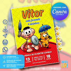 Invitación de cumpleaños de Cascao